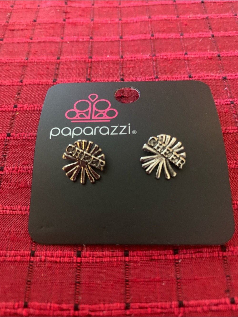 paparazzi Gold Cheerleader Burst Stud Earrings - Gold